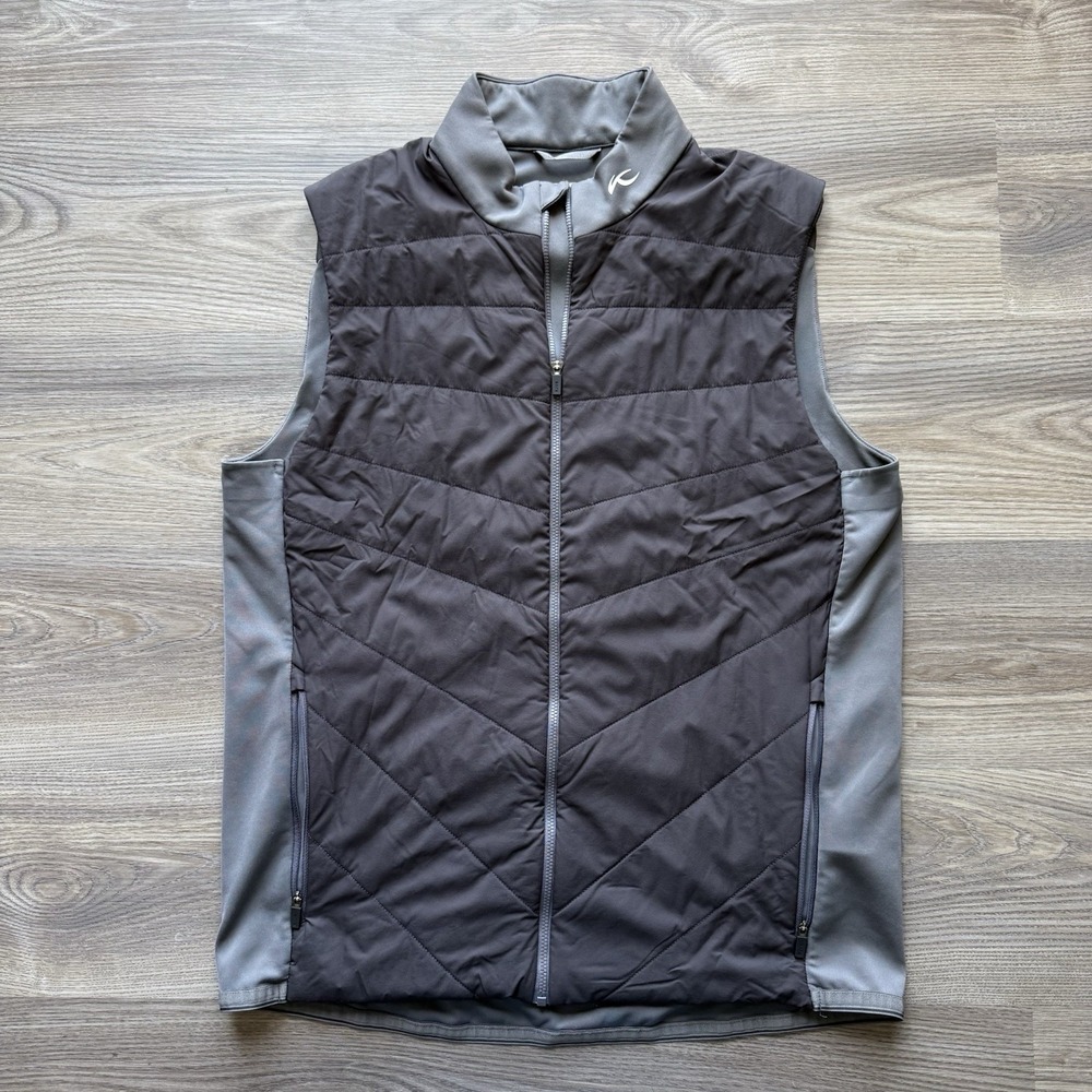 KJUS Release Vest Quilted Stretch Full Zip Golf Men's Size L 52 $249